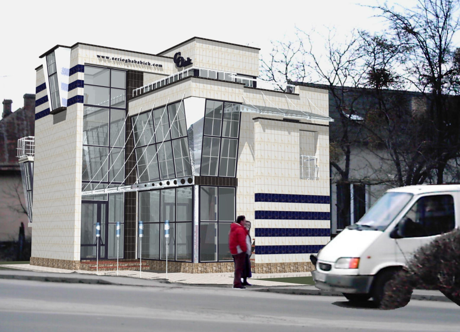 3D rendering - Coffe House Kovel Ukraine - Commercial projects - Projects - Parchitects title