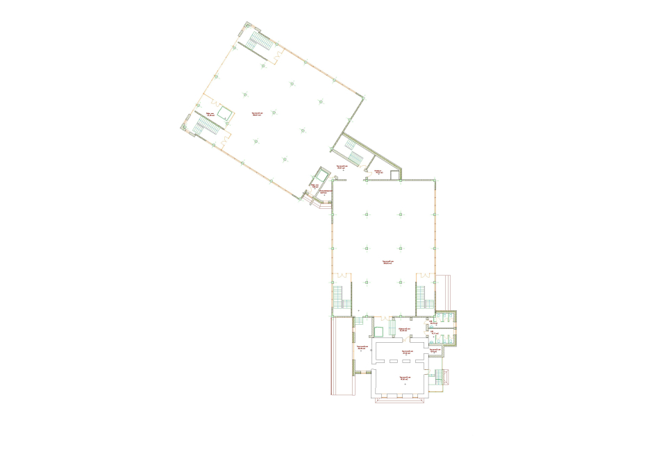 3-rd floor plan - Retail store with underground parking Kovel Ukraine - Commercial projects - Projects - Parchitects title