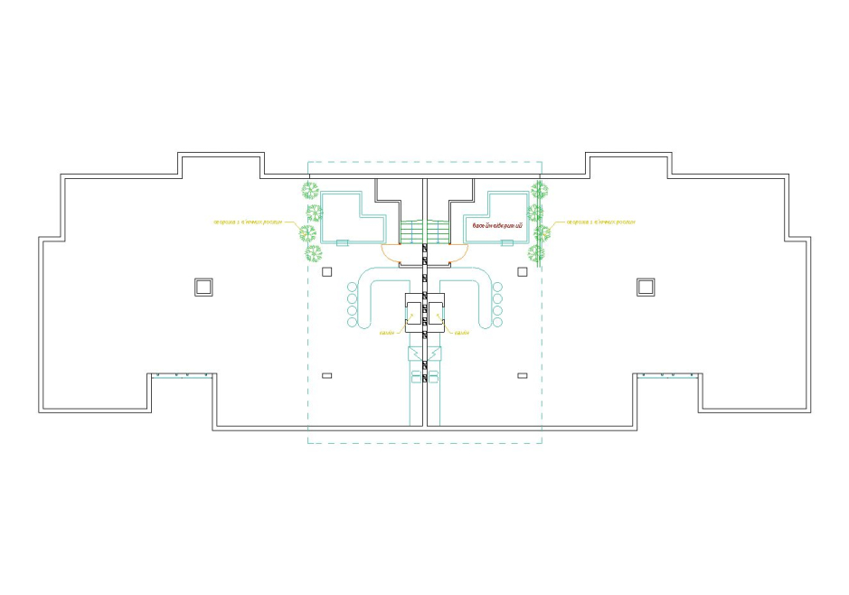 Roof plan - Residential house for 2 families Kovel Ukraine - Residential buildings - Projects - Parchitects title