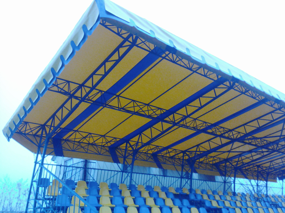 Finished building photo - Stadium in Goloby town Wolin region Ukraine - Public buildings - Projects - Parchitects title