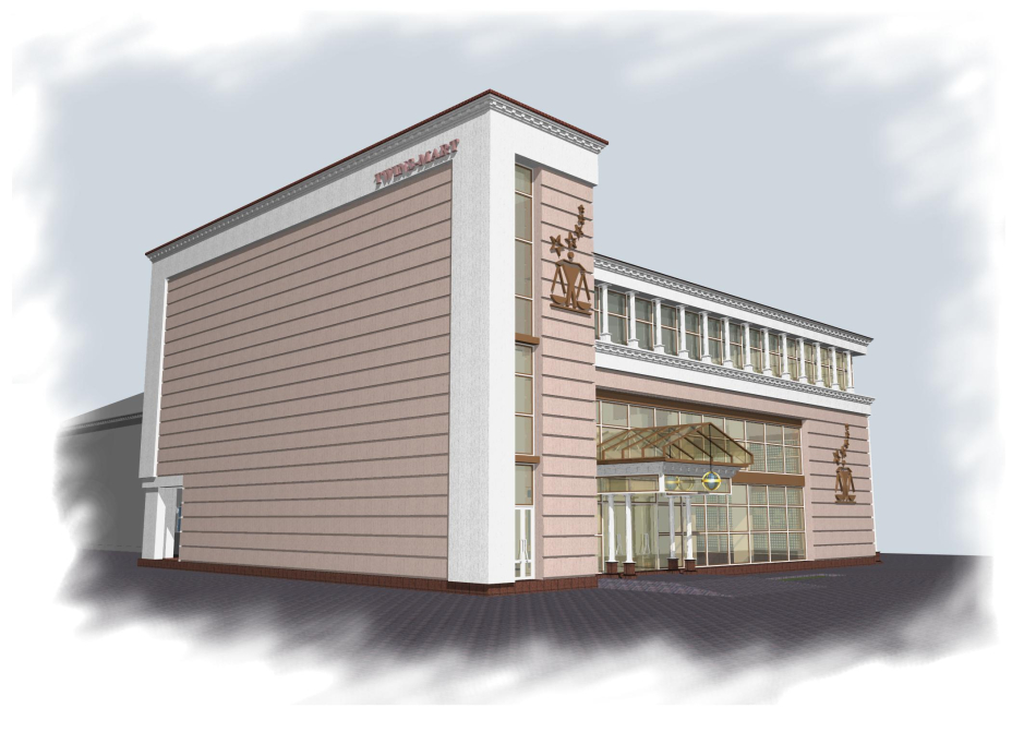 3D rendering - Retail Store in Kovel Ukraine - Commercial projects - Projects - Parchitects title