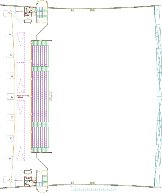 2-nd floor plan - Sport Complex Kovel Ukraine - Public buildings - Projects - Parchitects title