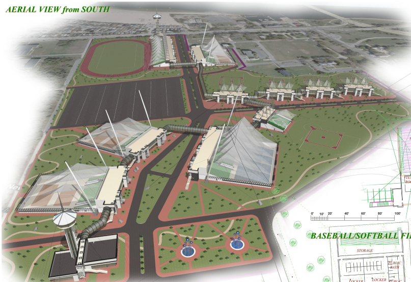 3D rendering - Fort-Tilden USA - Competition projects - Projects - Parchitects title