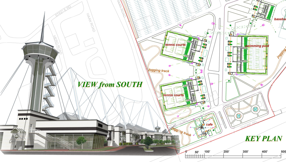 3D rendering - Fort-Tilden USA - Competition projects - Projects - Parchitects title