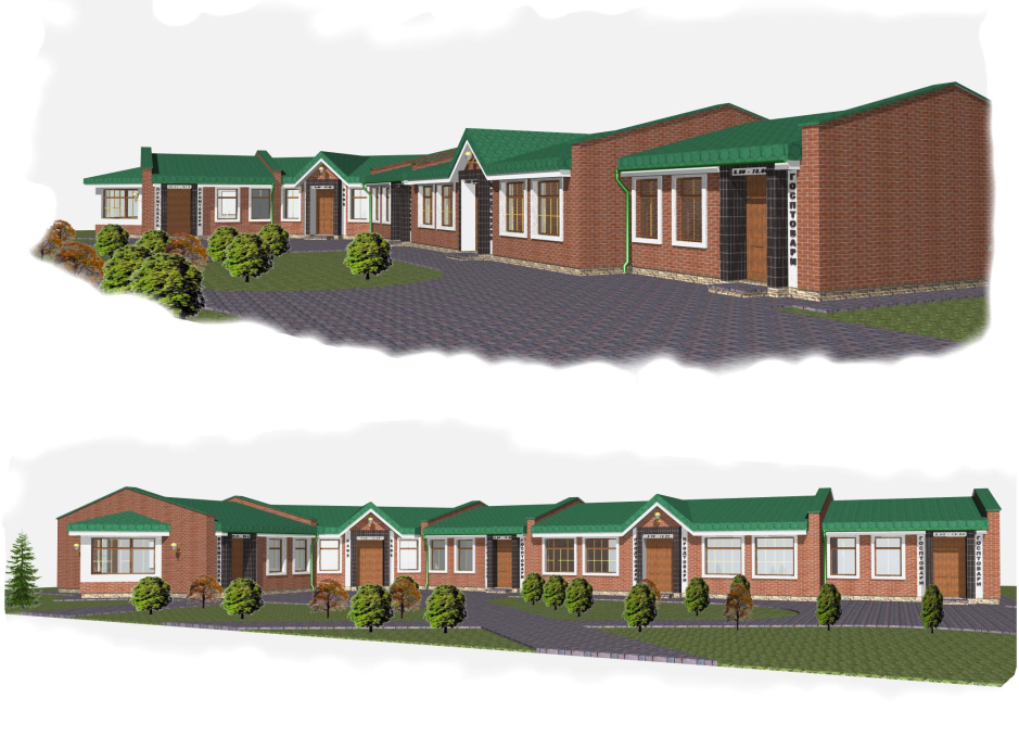 3D rendering - Reconstruction of Vidranytsa village center Ukraine - Public buildings - Projects - Parchitects title