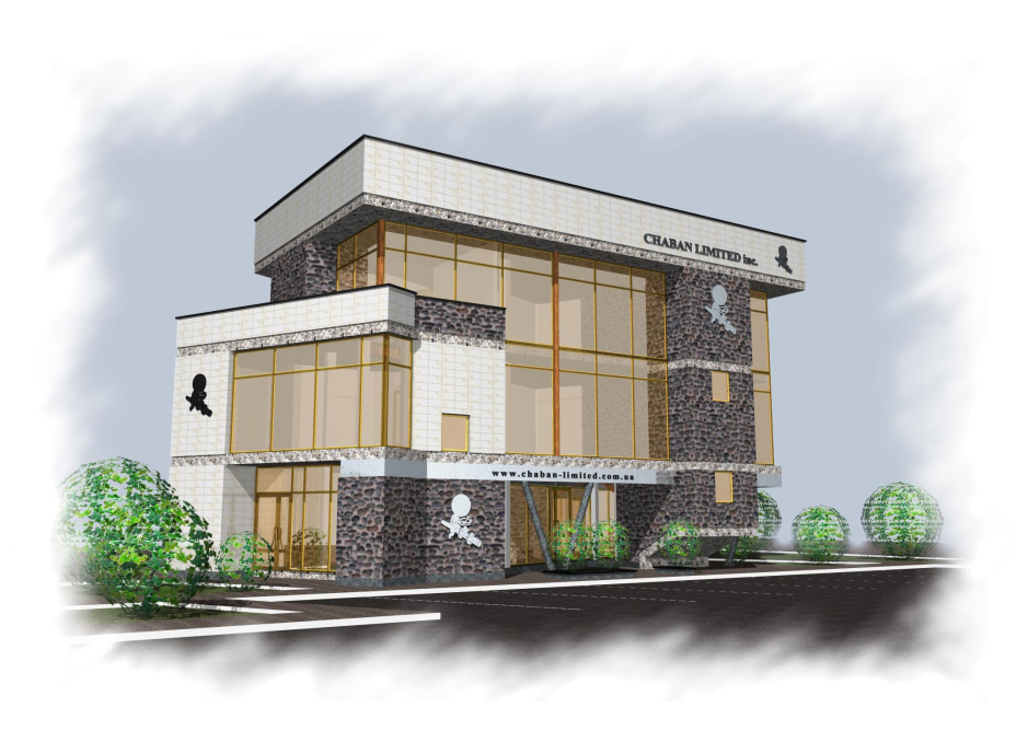 3D rendering - Office Kovel Ukraine - Commercial projects - Projects - Parchitects title