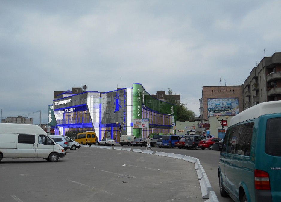 3D rendering - Project proposition of the retail store construction in Kovel Ukraine - Commercial projects - Projects - Parchitects title