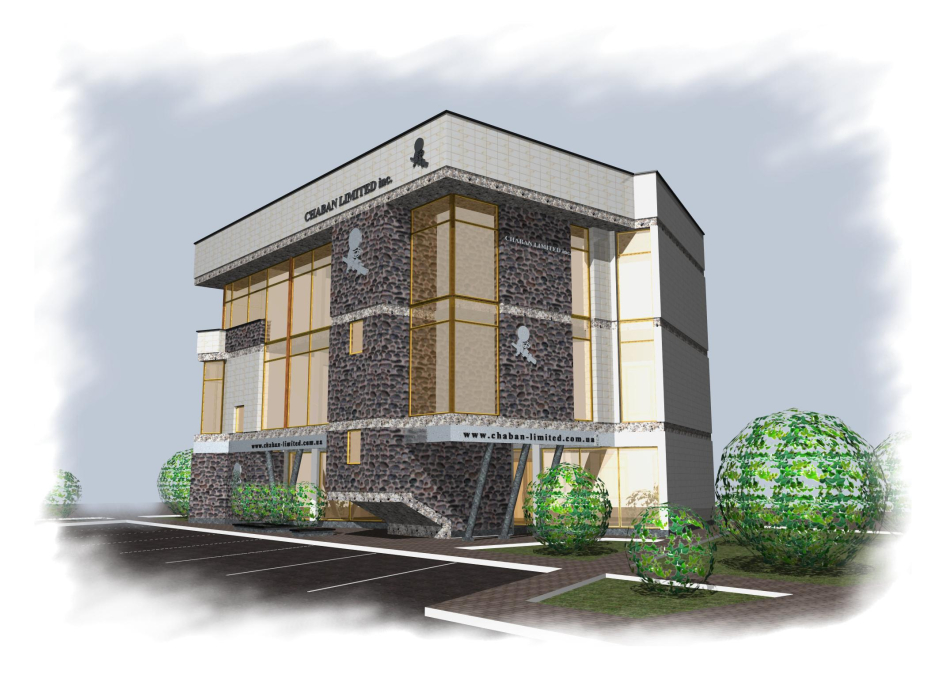 3D rendering - Office Kovel Ukraine - Commercial projects - Projects - Parchitects title