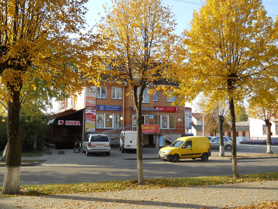 Finished building photo - Commercial building in Kovel Ukraine - Commercial projects - Projects - Parchitects title