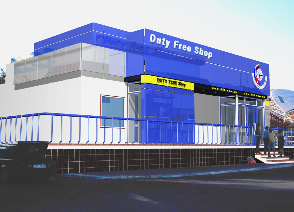 3D view of the store in Yagodyn (Ukraine) before and after reconstraction - Chain of DutyFree shops in Ukraine - Commercial projects - Projects - Parchitects title