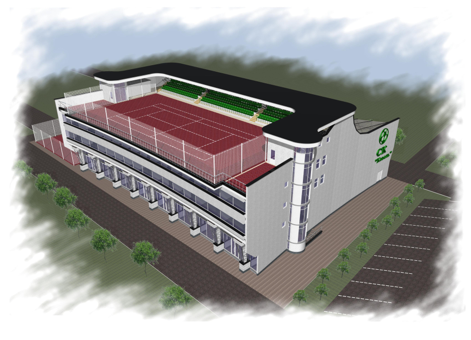 3D rendering - Sport Complex Kovel Ukraine - Public buildings - Projects - Parchitects title