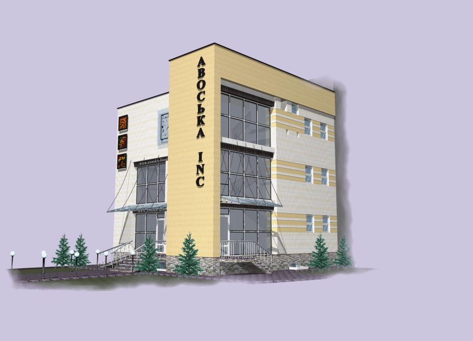 3D rendering - Food store "Avoska" Kovel Ukraine - Commercial projects - Projects - Parchitects title