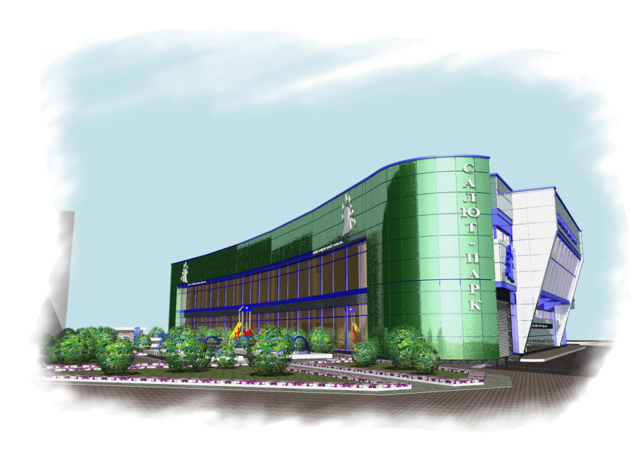 3D rendering - Project proposition of the retail store construction in Kovel Ukraine - Commercial projects - Projects - Parchitects title
